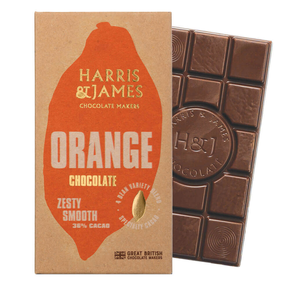 Harris & James Milk Chocolate Orange 86g